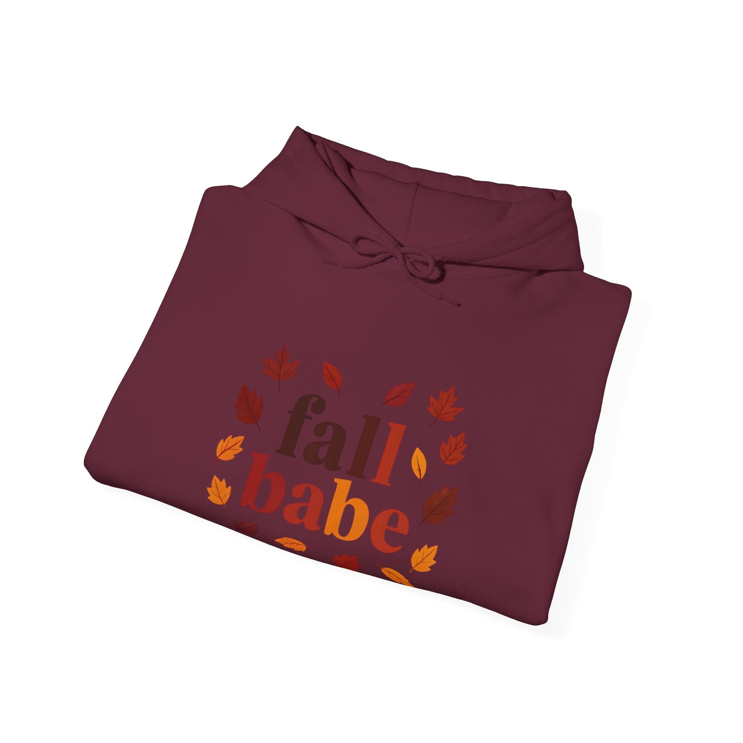 Fall Babe Hoodie | Autumn Leaf Circle Sweatshirt | Trendy Fall Fashion