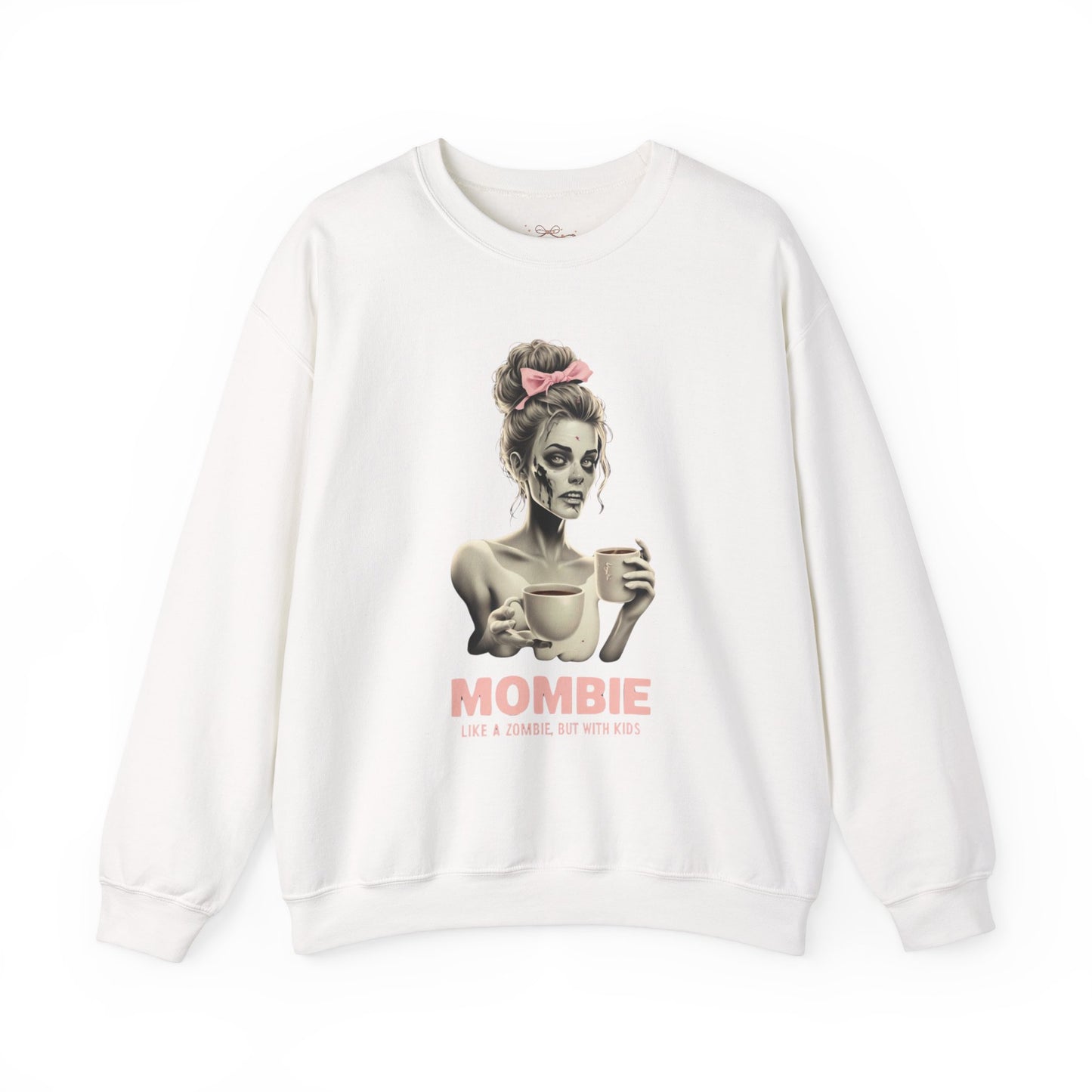 Sweatshirt Funny Mombie Graphic Cozy Oversized Mom Life Coffee Lover Fall Outfit Mother's Day Gift