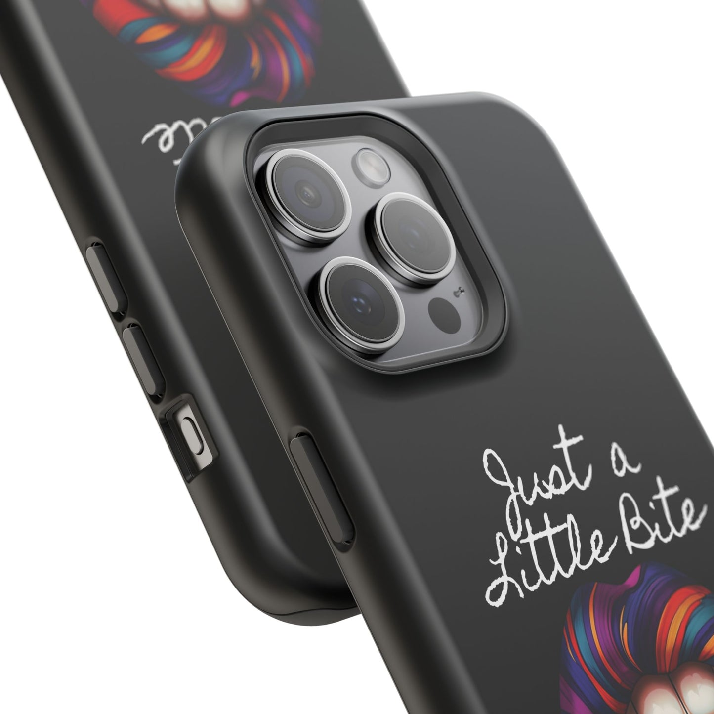 Just a Little Bite MagSafe iPhone Case - Edgy Halloween Vampire iPhone Protection
