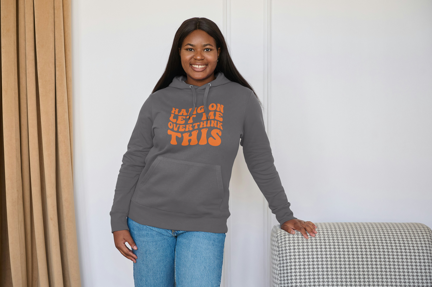 Overthink This Funny Hoodie | Mental Health Sweatshirt