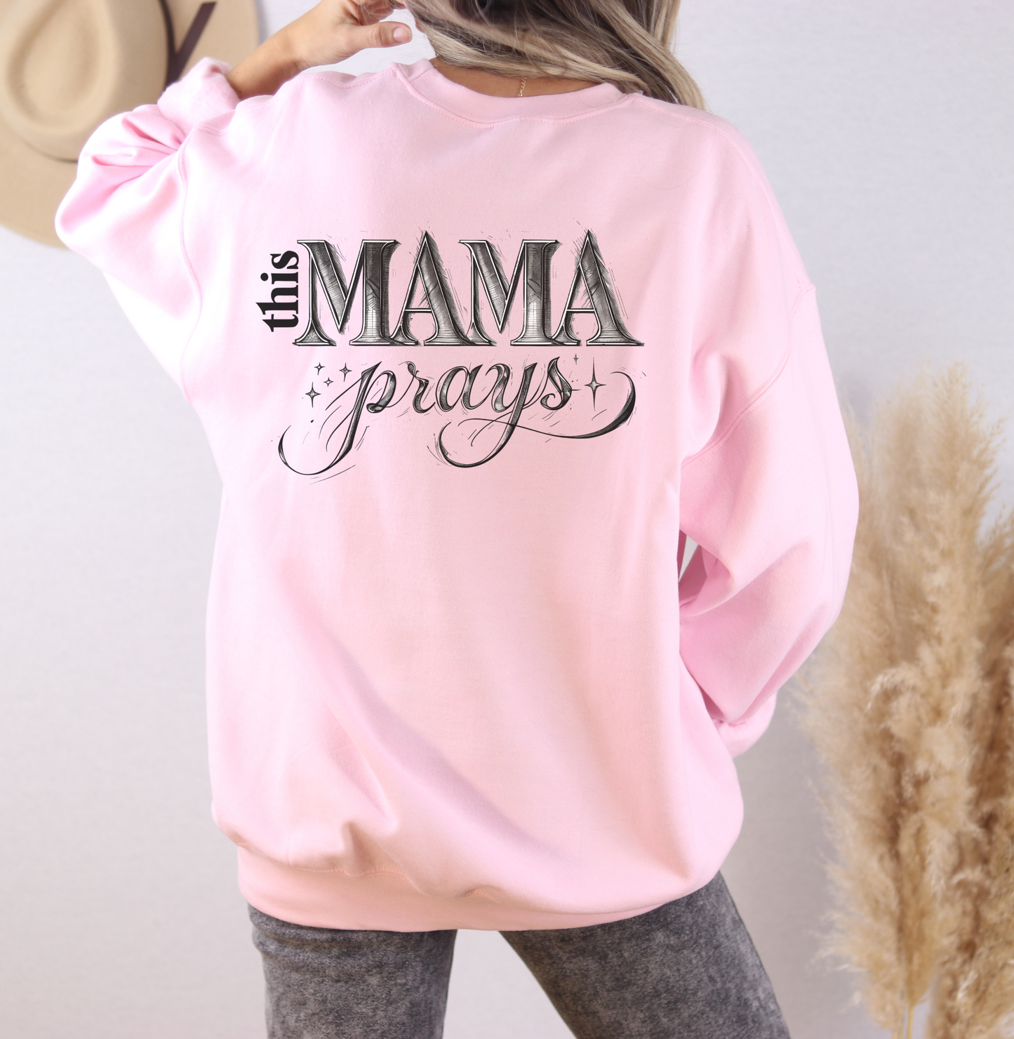 Faith Mama Crewneck Sweatshirt | Christian Mom Comfort Colors