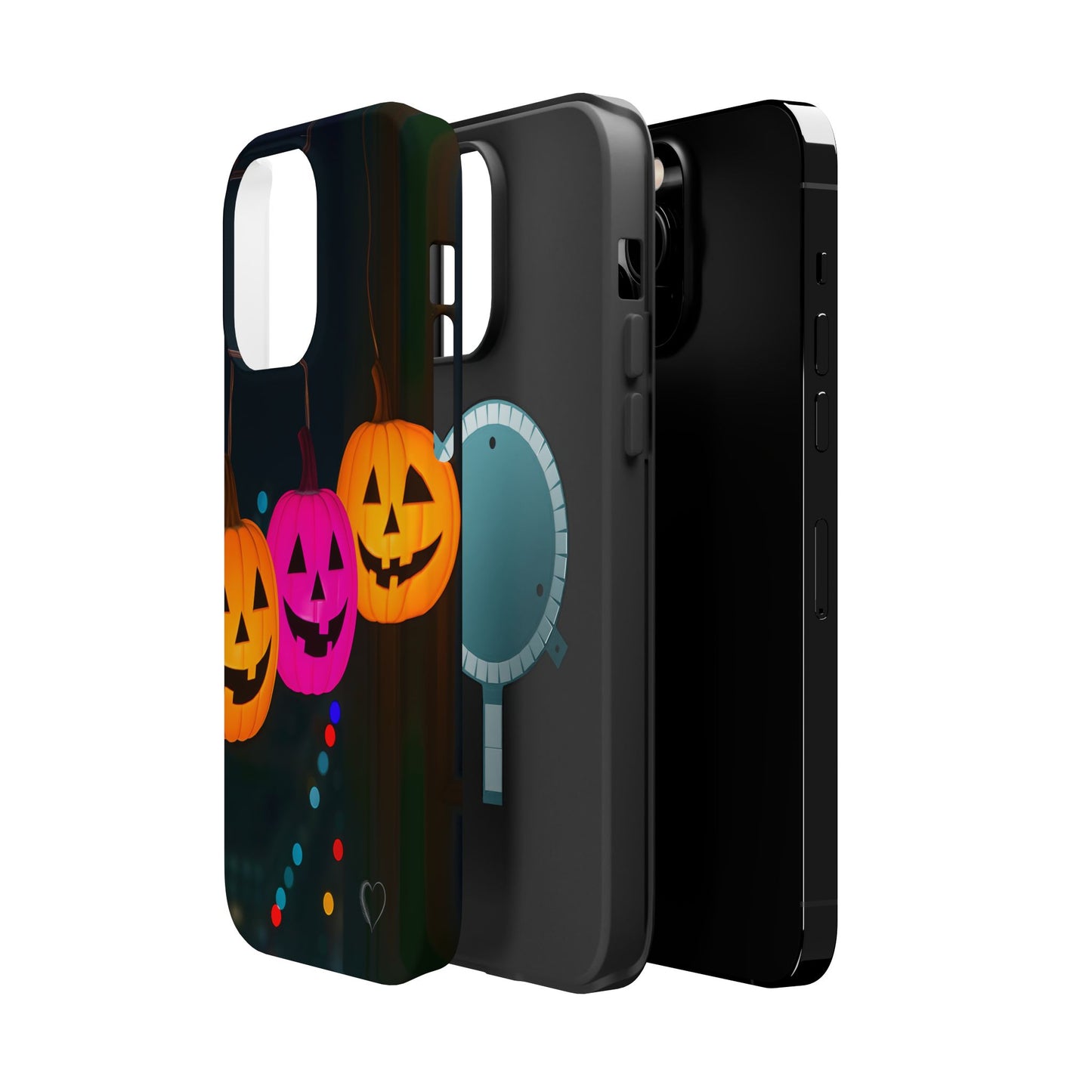 Pumpkin Party Lights MagSafe Phone Case - Festive Halloween iPhone Protection