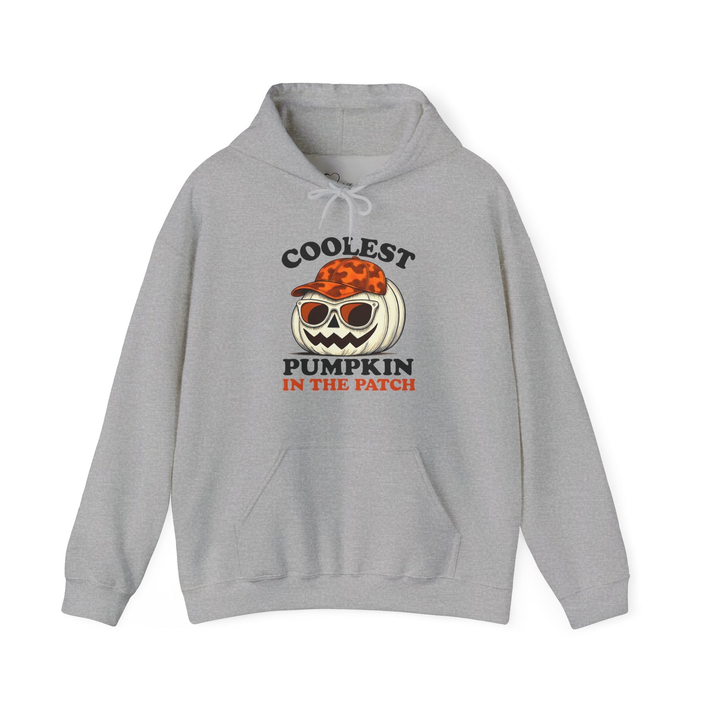 Coolest Pumpkin in the Patch – Classic Orange Edition Hoodie - Trendy Halloween Fall Fashion