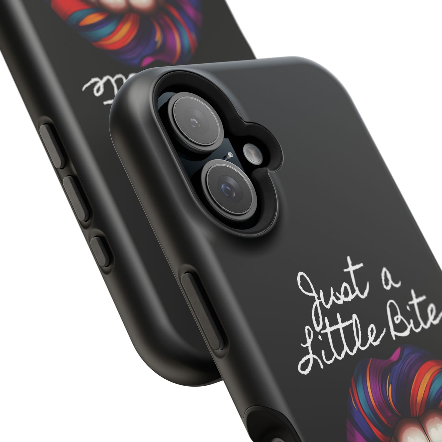 Just a Little Bite MagSafe iPhone Case - Edgy Halloween Vampire iPhone Protection