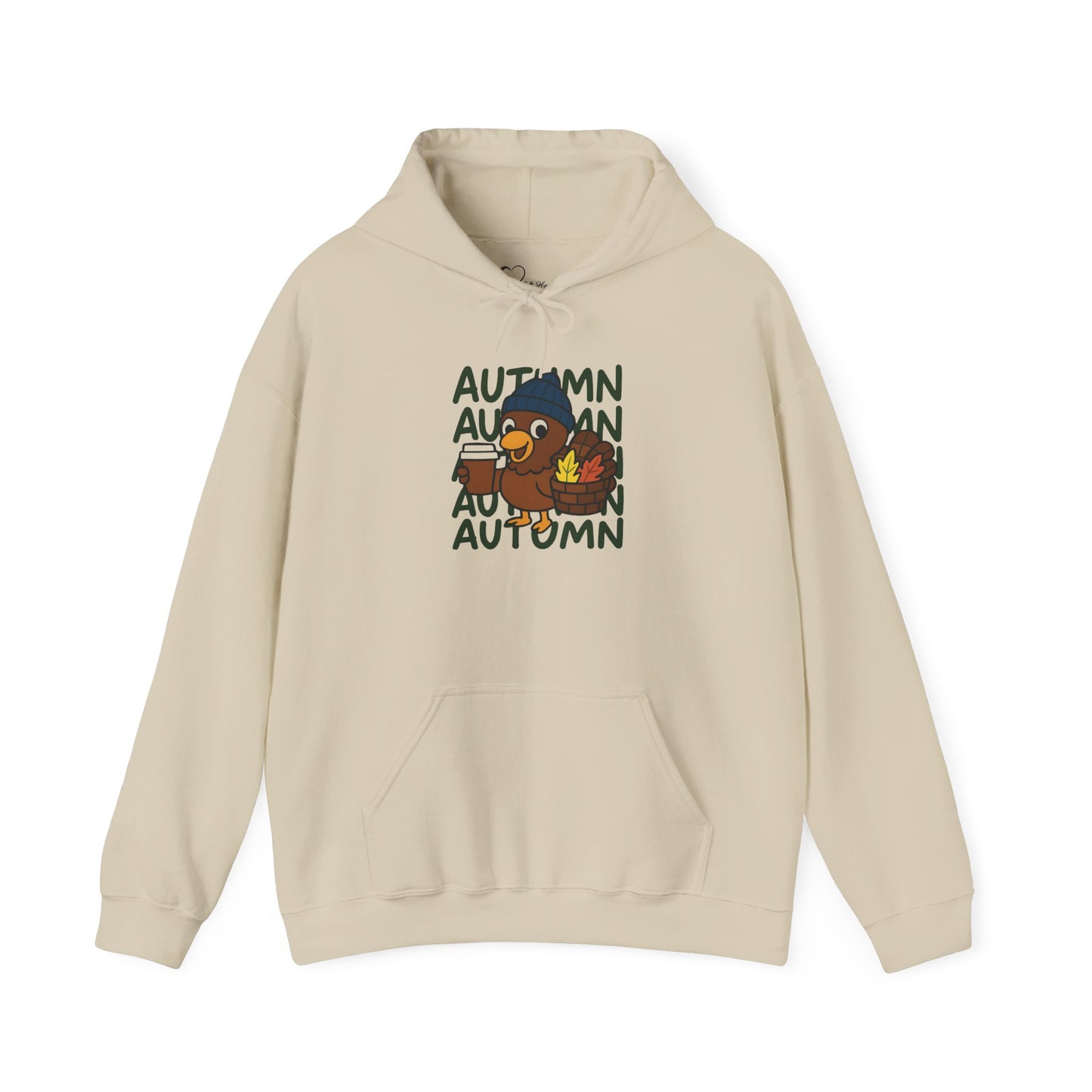 Thanks & Sips Hoodie | Thanksgiving Turkey Coffee Sweatshirt | Autumn Gratitude