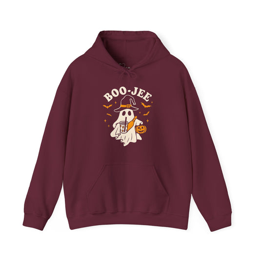 Boo-Jee Babe Hoodie - Trendy Halloween Ghost Witch Fashion