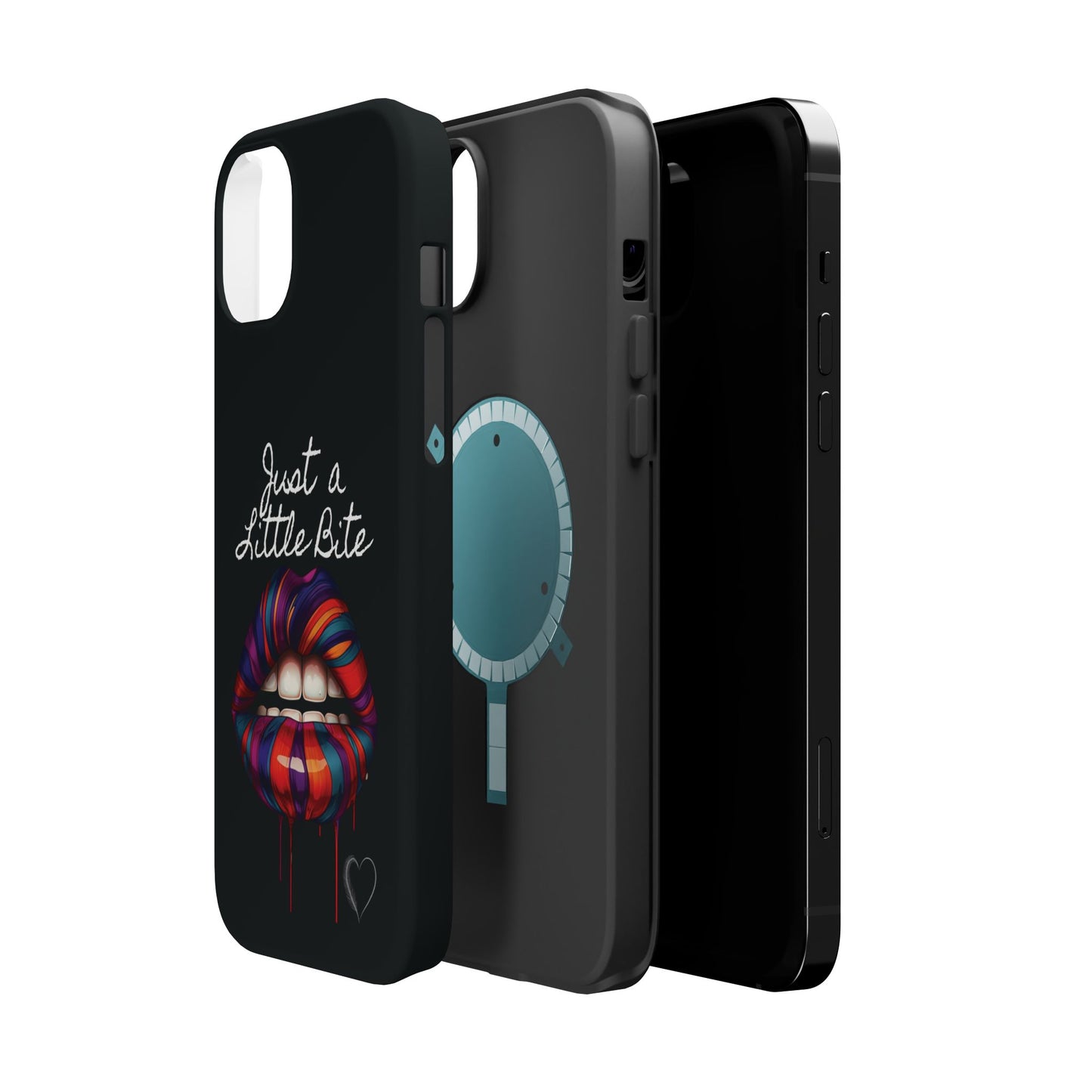 Just a Little Bite MagSafe iPhone Case - Edgy Halloween Vampire iPhone Protection