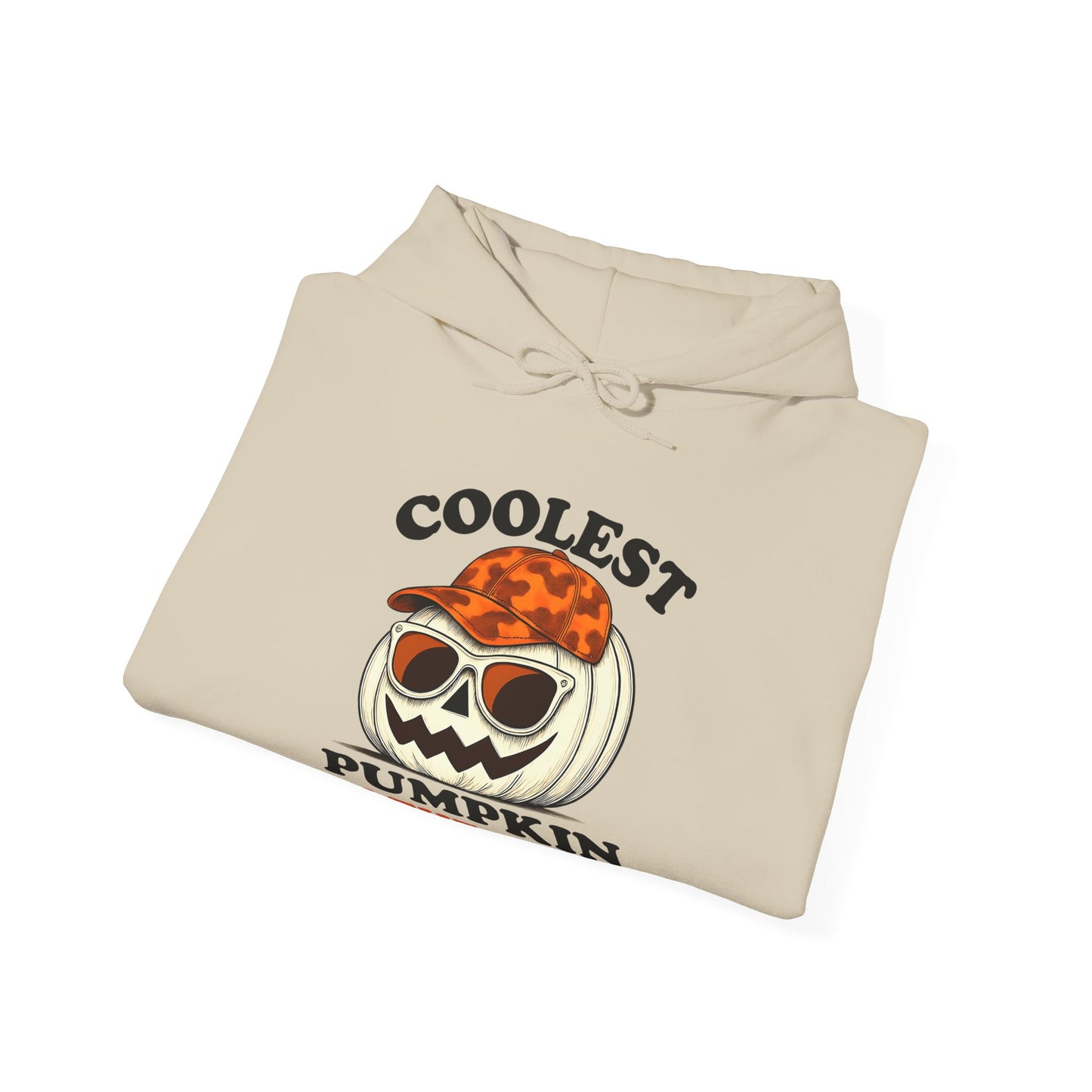 Coolest Pumpkin in the Patch – Classic Orange Edition Hoodie - Trendy Halloween Fall Fashion