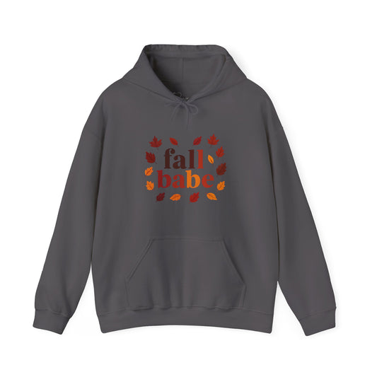 Fall Babe Hoodie | Autumn Leaf Circle Sweatshirt | Trendy Fall Fashion