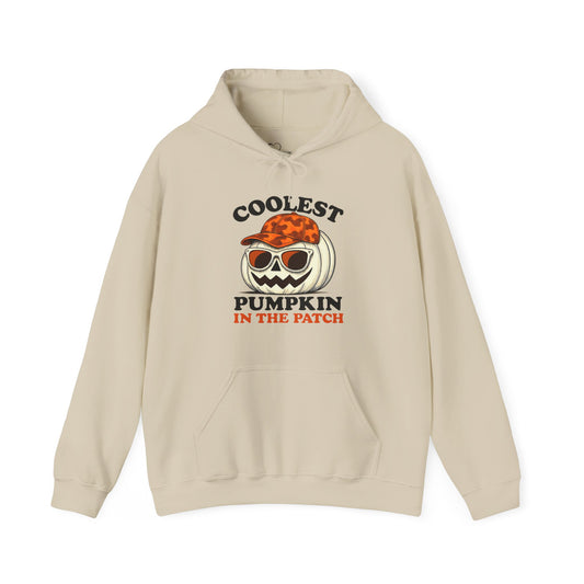 Coolest Pumpkin in the Patch – Classic Orange Edition Hoodie - Trendy Halloween Fall Fashion