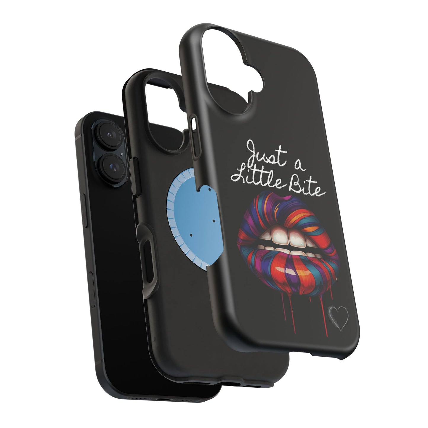 Just a Little Bite MagSafe iPhone Case - Edgy Halloween Vampire iPhone Protection