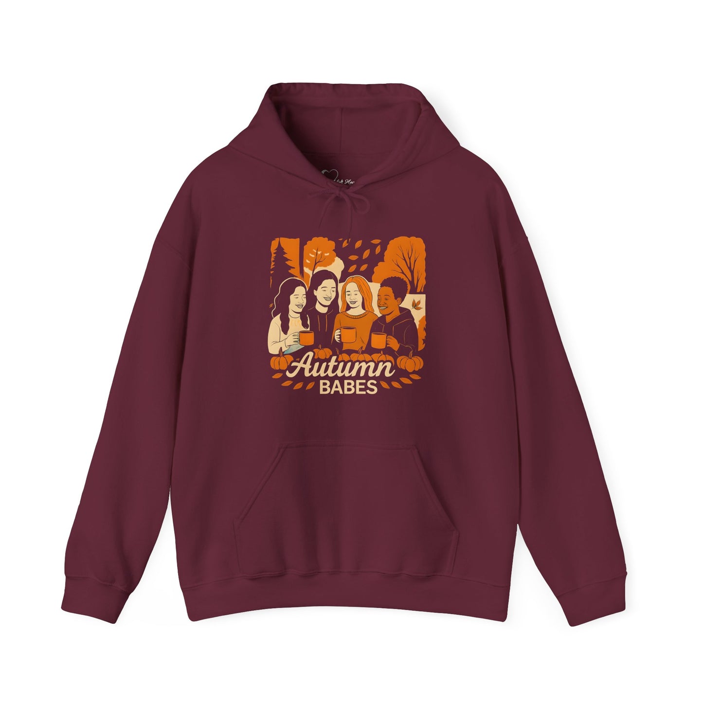 Pumpkin Spice Crew Hoodie | Autumn Babes Squad Sweatshirt | Fall Friends Fashion