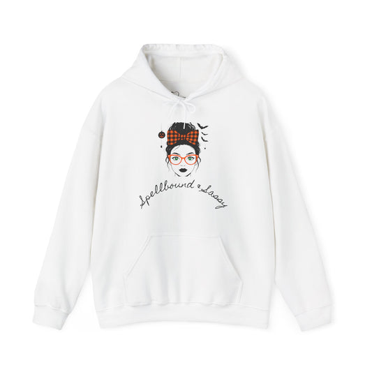 Spellbound & Sassy Script Hoodie - Elegant Modern Witch Halloween Fashion