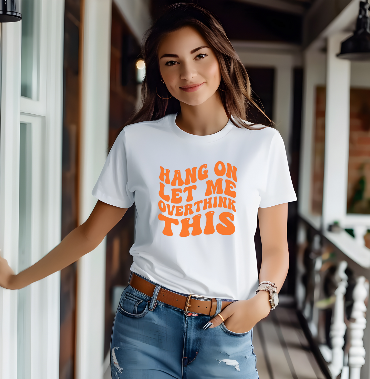 Hang On Let Me Overthink This T-Shirt | Mental Health Awareness