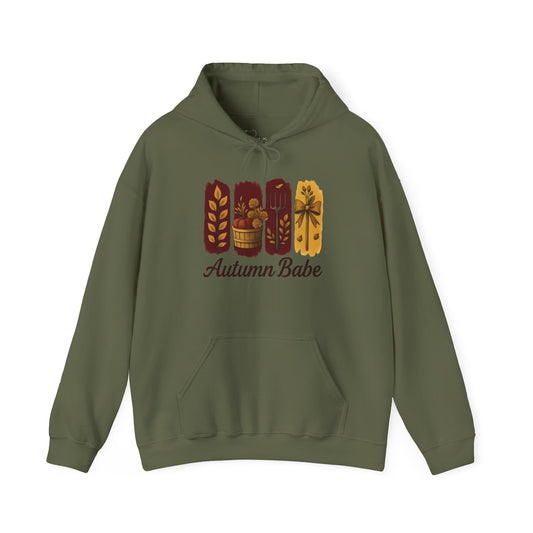 Autumn Babe Hoodie | Fall Vibes Sweatshirt | Cozy Autumn Fashion