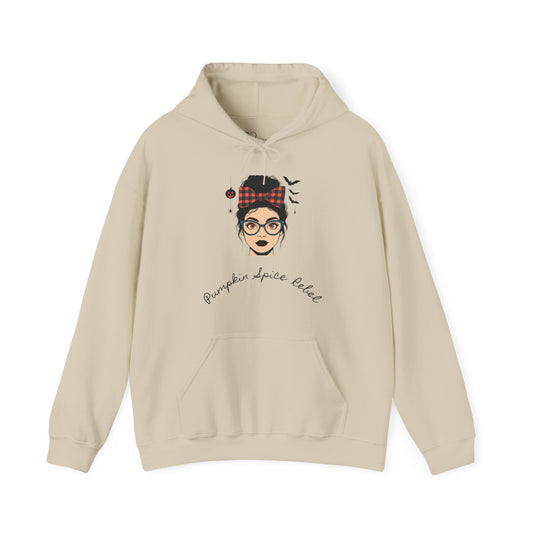 Pumpkin Spice Rebel Script Hoodie - Edgy Modern Witch Halloween Fashion
