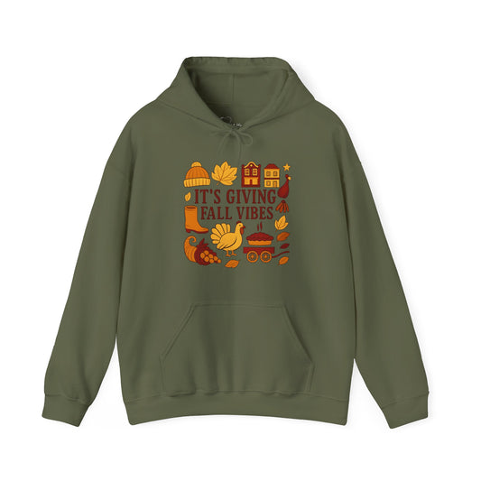 Vibes Pies Pumpkin Highs Hoodie | Its Giving Fall Vibes Sweatshirt | Autumn Fashion