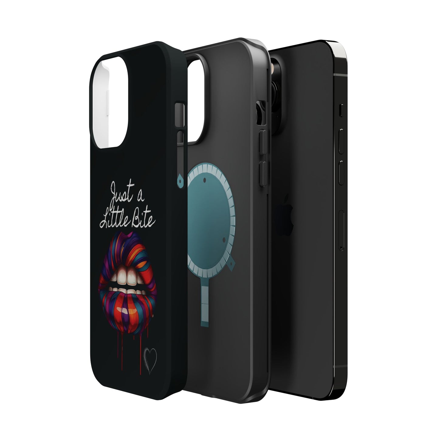 Just a Little Bite MagSafe iPhone Case - Edgy Halloween Vampire iPhone Protection