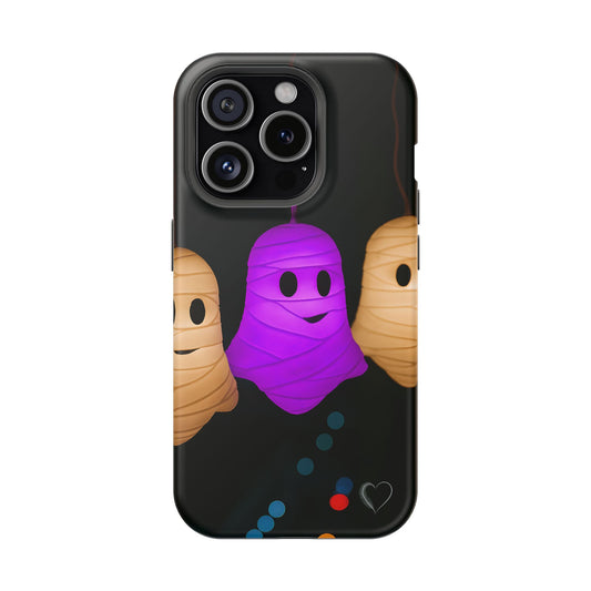 Mummy Lights & Midnight Frights MagSafe iPhone Case - Cute Halloween iPhone Protection