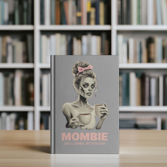 Mombie Hardcover Journal – Funny Mom Gift for Coffee-Loving Moms